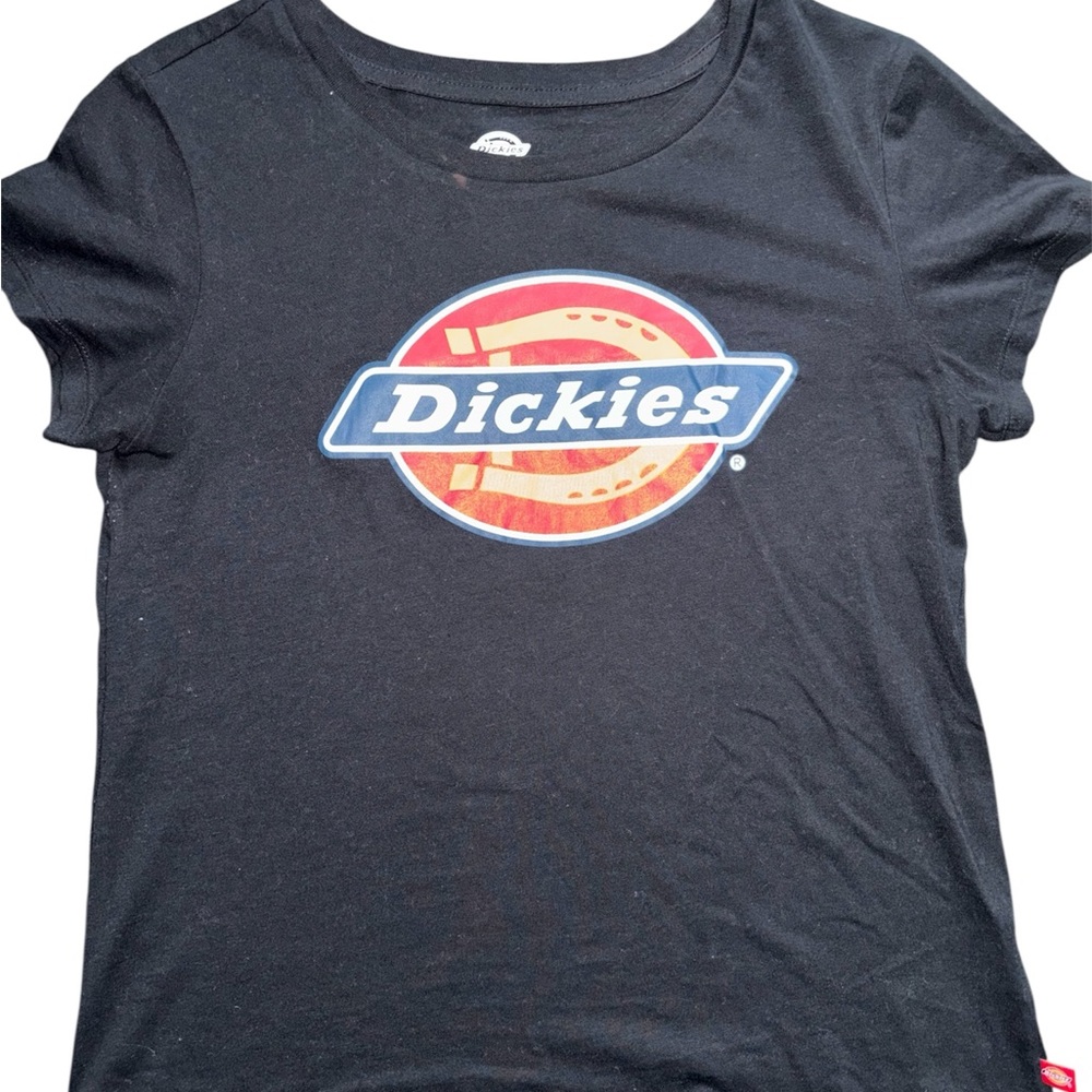 Dickies Black Tee with Vibrant Logo